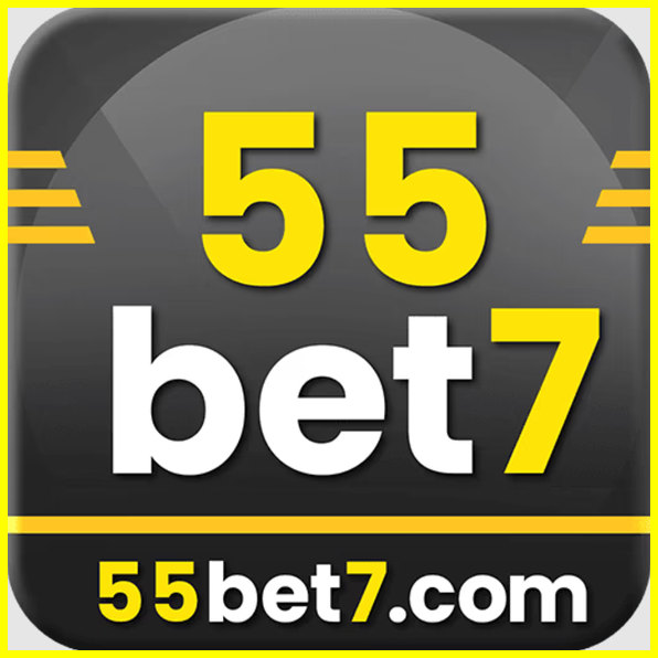 Imagem promocional da 55BET7 mostrando a plataforma e suas vantagens